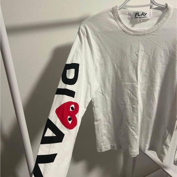 COMME des GARÇONS White Long Sleeve tee - Picture 2 of 2